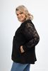 Picture of CURVY GIRL SUEDE LOOK JACKET WITH LACE